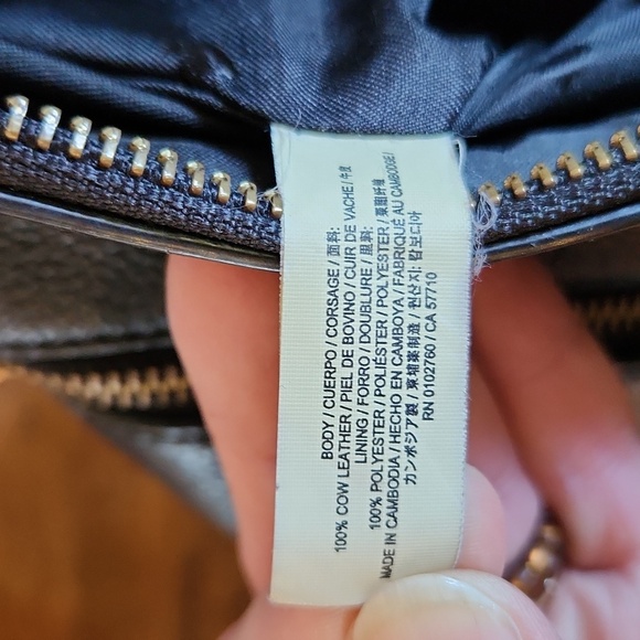 Kate Spade NY Jackson Black Pebbled Leather Crossbody Bag Purse Top Zip - Picture 7 of 12